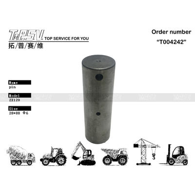4408102 ZX120 Balanço de escavadeira de 2 estágios, pin de engrenagem com tratamento térmico