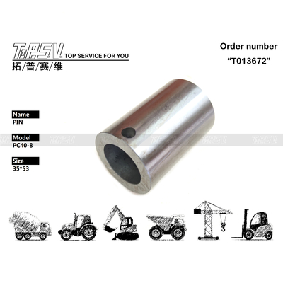 Tratamento térmico PC40-8 Excavadora Viagem 2 Etapa Pin de engrenagem para mineração de energia e sistema de transmissão de escavadora