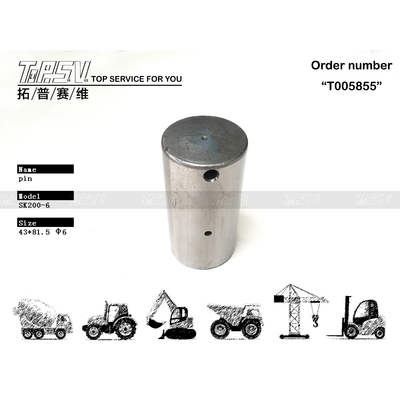 Pino de Engrenagem de 2 Estágios para Deslocamento de Escavadeira SK200-6 de Alta Durabilidade para Oficinas de Reparo de Máquinas