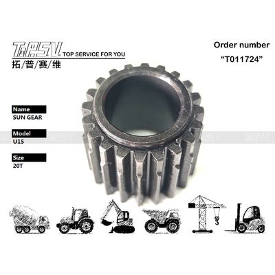 KX15 Excavadora Viagem 2 Etapa Solar Peças de engrenagem Motor hidráulico