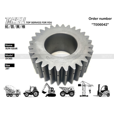 Instalação Fácil e Sem Complicações do Engrenagem Solar de 2 Estágios de Deslocamento da Escavadeira SY365 Com Acionamento por Motor Hidráulico