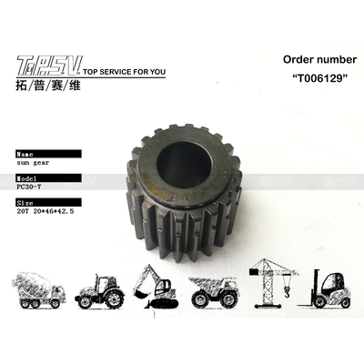 FUFRP-1159-08 Alta precisão PC30-7 Excavadora Viagem 2 Etapa Sun Gear em cor preta