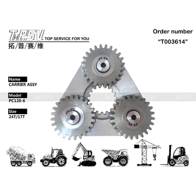Escavadeira PC120-6 para Mineração de Energia, Serviço Pesado, Giro de 1 Estágio, Conjunto do Transportador. Veja a Imagem para Desempenho Ideal