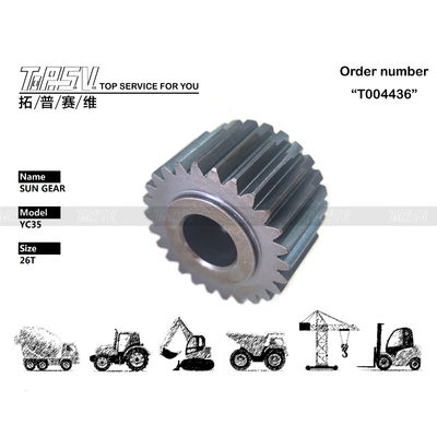 280-2357 Embalagem de Transporte Sacola Selada E303CR Engrenagem Solar de Giro de Escavadeira 2 Estágios para Oficinas de Reparo de Maquinaria Dependendo do Tamanho
