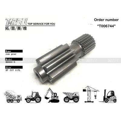 Cor preta HD800-5 Excavadora Viagem Motor de Acionamento de Engrenagem Solar para Instalação Fácil e Máquinas Pesadas