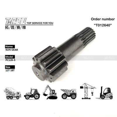 Engrenagem solar de 1 estágio de deslocamento da escavadeira PC120-5 Ver imagem Depende da compatibilidade de tamanho Compatível com vários modelos