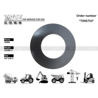 4401293 Visualizar imagem ZX200-3 Viagem de escavadeira 1 estágio transportador Shim Peças sobressalentes Peças eletrônicas Tratamento térmico para maior eficiência