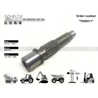 Eixo do Motor Hidráulico da Escavadeira Energy Mining FR60-7 Compatível com Marcas e Modelos de Escavadeiras Tratamento Térmico