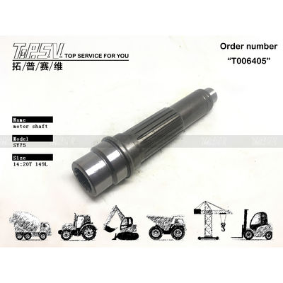 Motor hidráulico SY75-9 Excavator Travel Motor Shaft O componente final para o sistema de transmissão suave da escavadeira