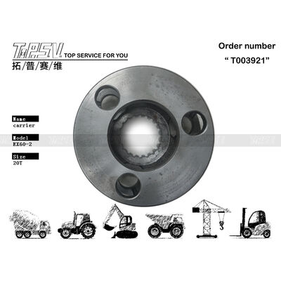 2031037 Compatível com EX60-2 Excavator Swing 2 Stage Planetary Carrier Peça de substituição durável para máquinas de escavação pesadas