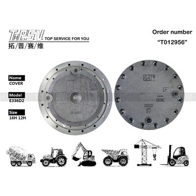 Motor hidráulico de condução E336D2 Excavator Final Drive Cover Otimizado para alta precisão e alta durabilidade em máquinas de escavação