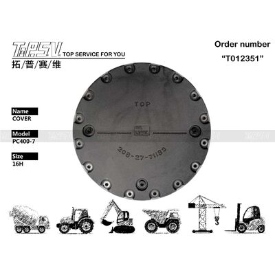 208-27-71183 Tamanho da Embalagem Depende do Tipo de Embalagem Componente de Precisão da Tampa da Unidade de Deslocamento da Escavadeira PC400-7 Aprimorando o Desempenho da Escavadeira