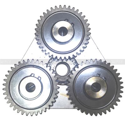 FUGHC-3-2-1159 Conjunto do Transportador de Escavadeira de Aço com Redutor Planetário Durável para Serviço Pesado PC20-6 Escavadeira de Deslocamento 1 Estágio Conjunto do Transportador Componente de Máquinas de Construção
