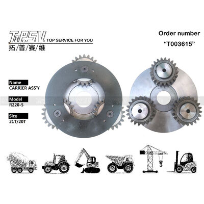 Peças ASSY do Transportador de 1 Estágio da Giro da Escavadeira R215-7 para Peças de Reposição da Escavadeira com Acionamento de Giro