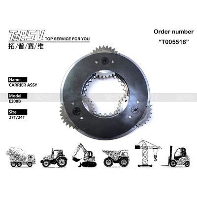 Peças do Assy do portador da fase do curso 1 da máquina escavadora E200B para peças sobresselentes da máquina escavadora da movimentação do curso