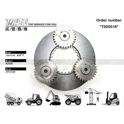 Peças do Assy do portador da fase do curso 1 da máquina escavadora E200B para peças sobresselentes da máquina escavadora da movimentação do curso