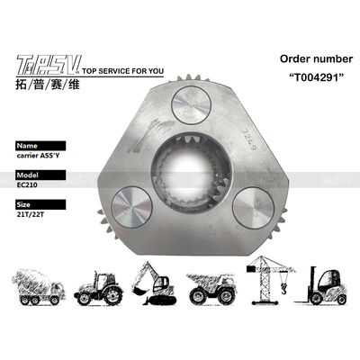 SA7118-30200 EC200B Excavadora balançadora de engrenagens planetárias transportadora de engrenagens 22T Peças de engrenagens