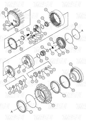 Good price Bolt On Planetary 511-6013 527-7082 514-9423 514-9426 326D Excavadora de Viagem Drive Para Energia Mineração Máquinas Industriais on-line