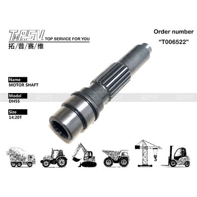 Aço TM07VA Excavator Travel Motor Shaft Alta precisão e óleo de engrenagem para fácil manutenção
