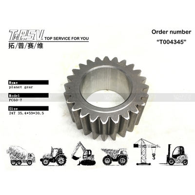 Good price 201-26-71180 PC60-7 Swing de escavadeira 2 estágios de engrenagem planetária com tratamento térmico on-line