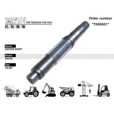 PC120-6 GM18VL Excavadora Viagem eixo do motor preto TZ269B2002-00 16:20T