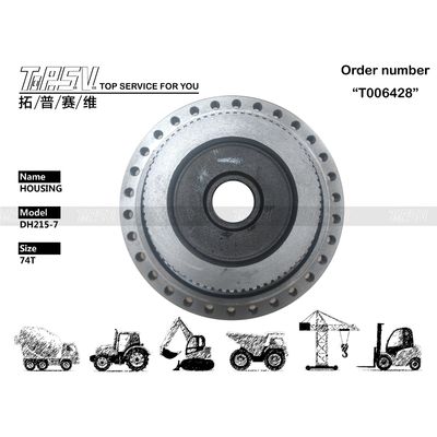 K9007383 Alta resistência DH215-7 Excavator Travel Housing para uma experiência de viagem suave