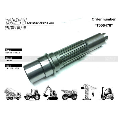 Good price Bomba de engrenagem do eixo do motor de deslocamento da escavadeira ZE85E personalizada para oficinas de reparo de máquinas em material de aço on-line