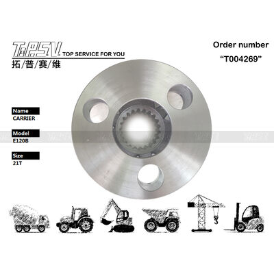124-7901 E120B Swing de escavadeira de 2 estágios Sistema de engrenagem de precisão de transportador planetário que garante uma transmissão suave do binário e uma maior eficiência do equipamento