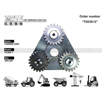 PC200-7 Balanço de escavadeira ASSY de transporte de 1 estágio para equipamento de escavação