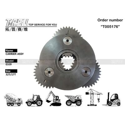 Peças do ASSY do portador da fase do curso 1 da máquina escavadora E320 para peças sobresselentes da máquina escavadora da movimentação do curso