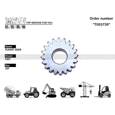 XKBR-00052 Compatibilidade Universal Engrenagem Rotativa Reduzida R80-7 Escavação Balanço 1 Estágio Engrenagem Planetária Para Performance de Máquinas de Construção