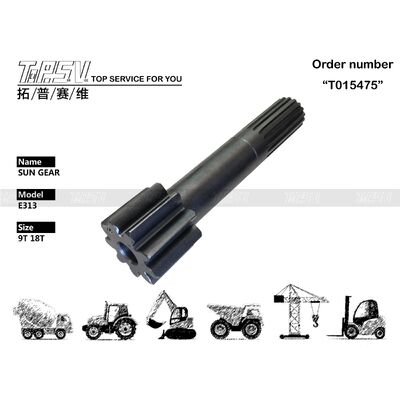 532-9416 E313 Excavadora Viagem 1 Etapa Solar Peças de engrenagem para viagem Drive Excavadora Peças sobressalentes