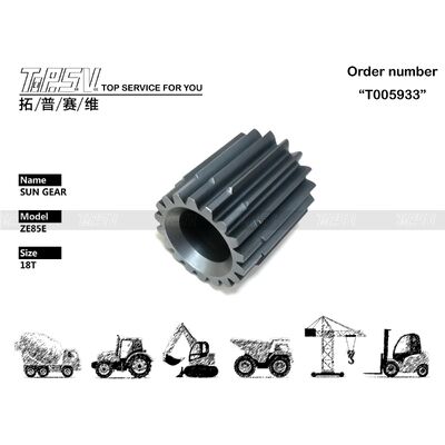 Motor hidráulico de alta durabilidade TM10VD Excavadora Viagem de 2 estágios Solar Gear Motor Parts