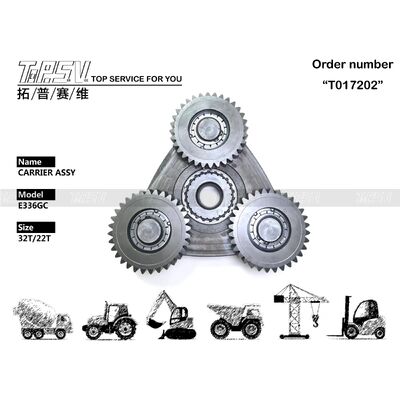 570-5865 peças do ASSY do portador da fase do balanço 1 da máquina escavadora E336GC para peças sobresselentes da máquina escavadora da movimentação do balanço