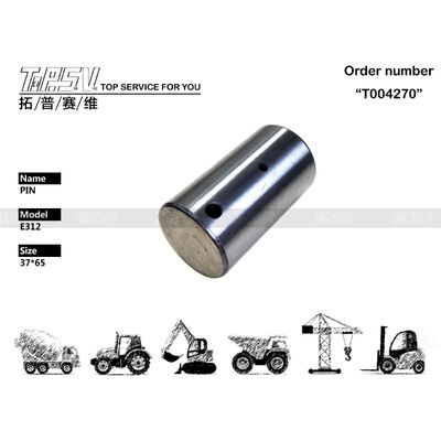 7I-7786 Tratamento térmico E312C Escavação Balanço 2 Stage Gear Pin em preto