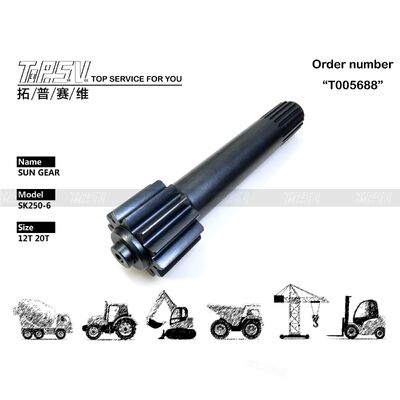 Peças de engrenagem planetária de 1 estágio para escavadeira SK250-6 LQ15V00007S099 para peças de reposição de escavadeira de acionamento de deslocamento